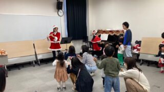 クリスマス会-午前の部-レポート＠三島市、清水町、音楽教室